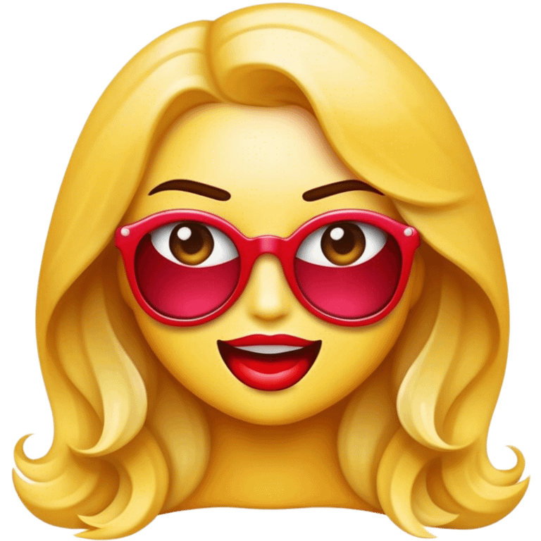 Cinematic Realistic Hollywood Pop Culture Emoji, featuring an iconic portrayal of film industry glamour rendered with vibrant textures and dynamic, cinematic lighting. emoji