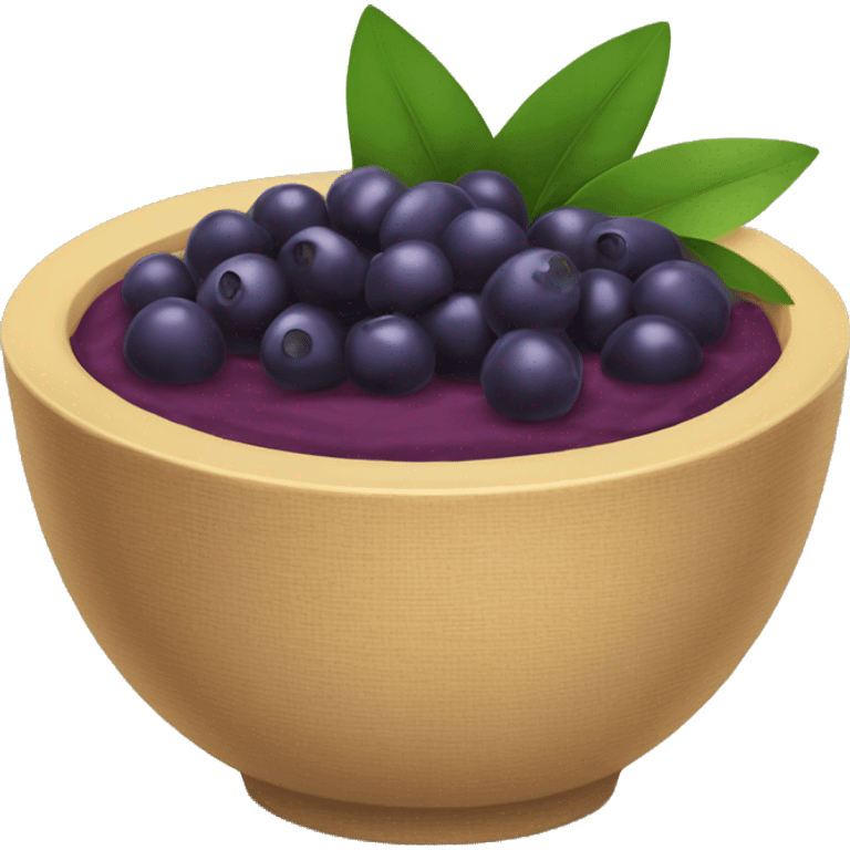 acai bowl emoji