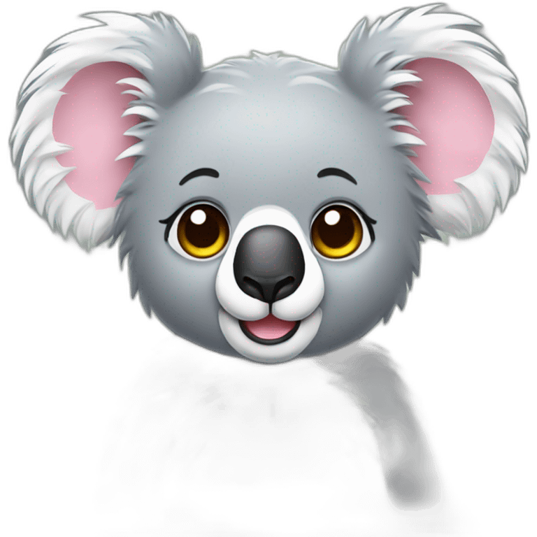 Fluffy koala emoji