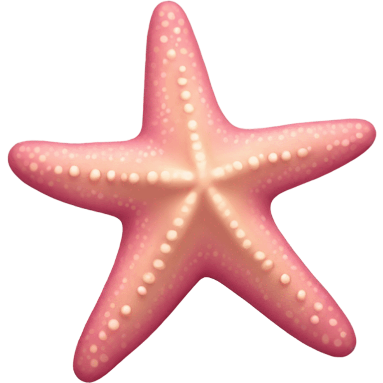 Pink and beige starfish emoji