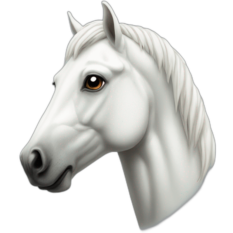 White horse emoji