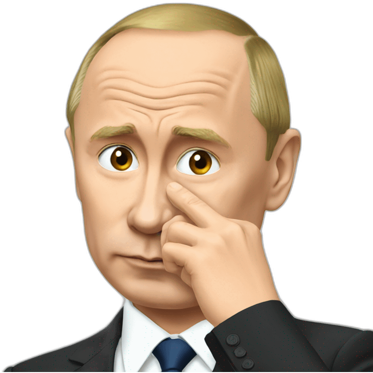 putin picking nose emoji