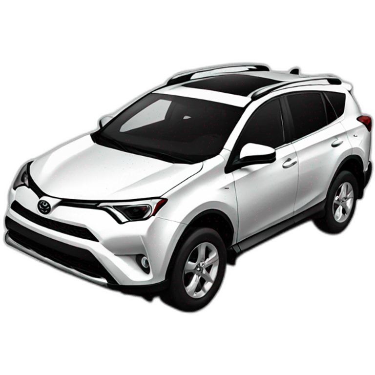 white toyota rav4 emoji