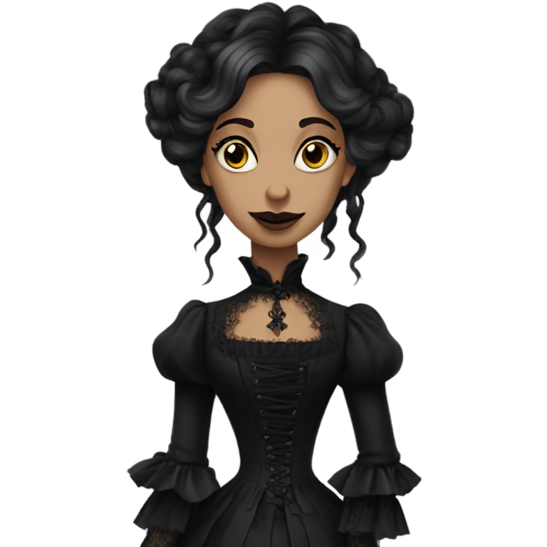 gothic victorian woman emoji