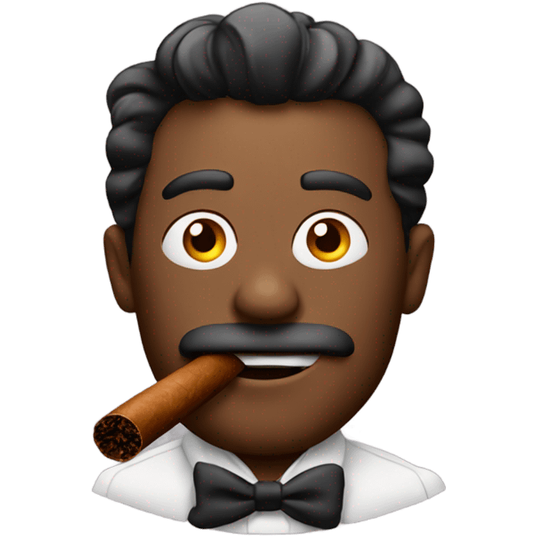 Smoking a cigar emoji