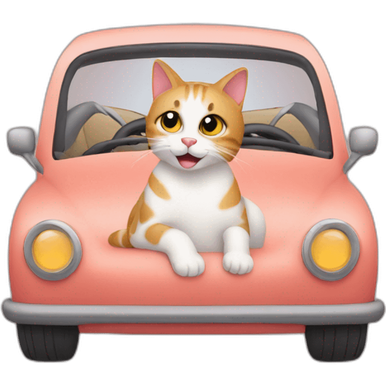 cat in car emoji