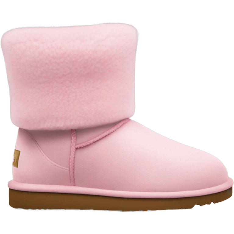 Pink Ugg boot  emoji