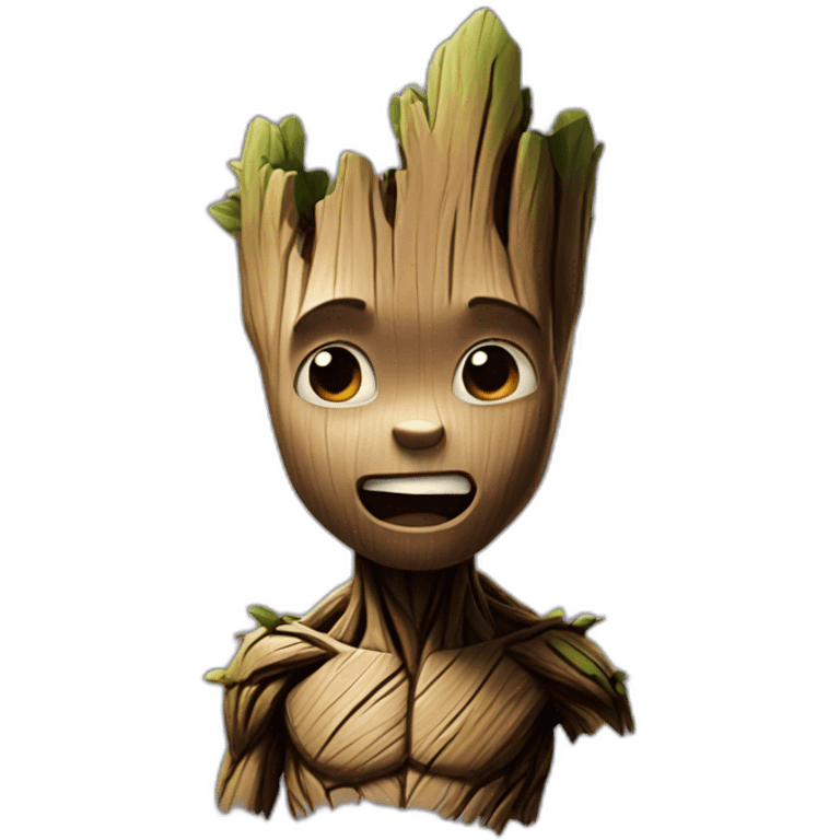 groot amazed emoji