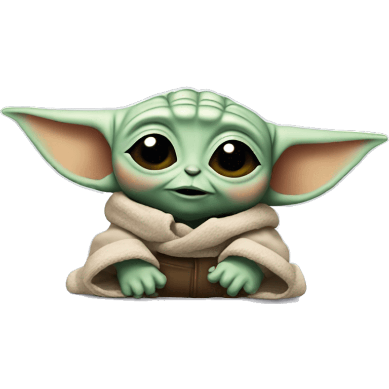 baby yoda’s dreaming emoji