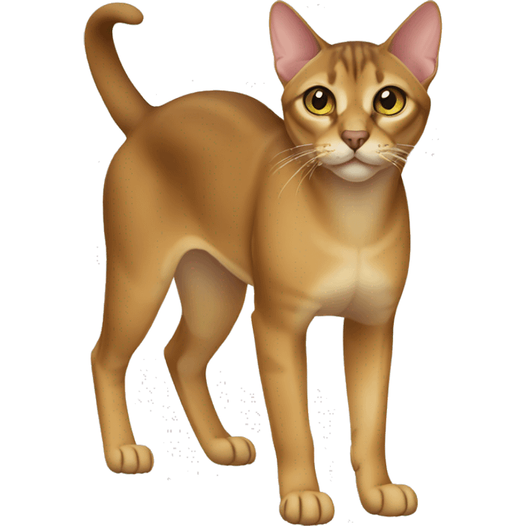 Chausie Cat Full Body emoji