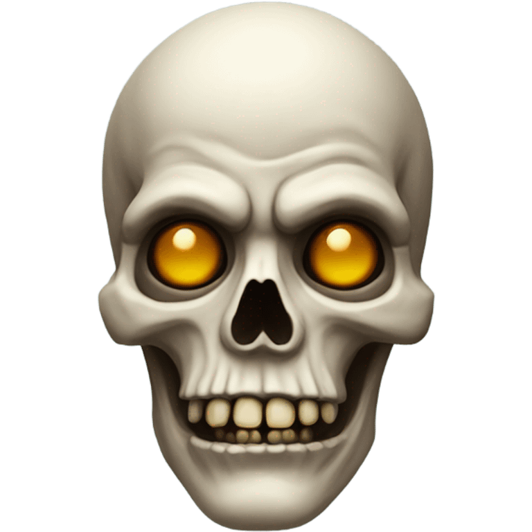 Staff with skull  emoji