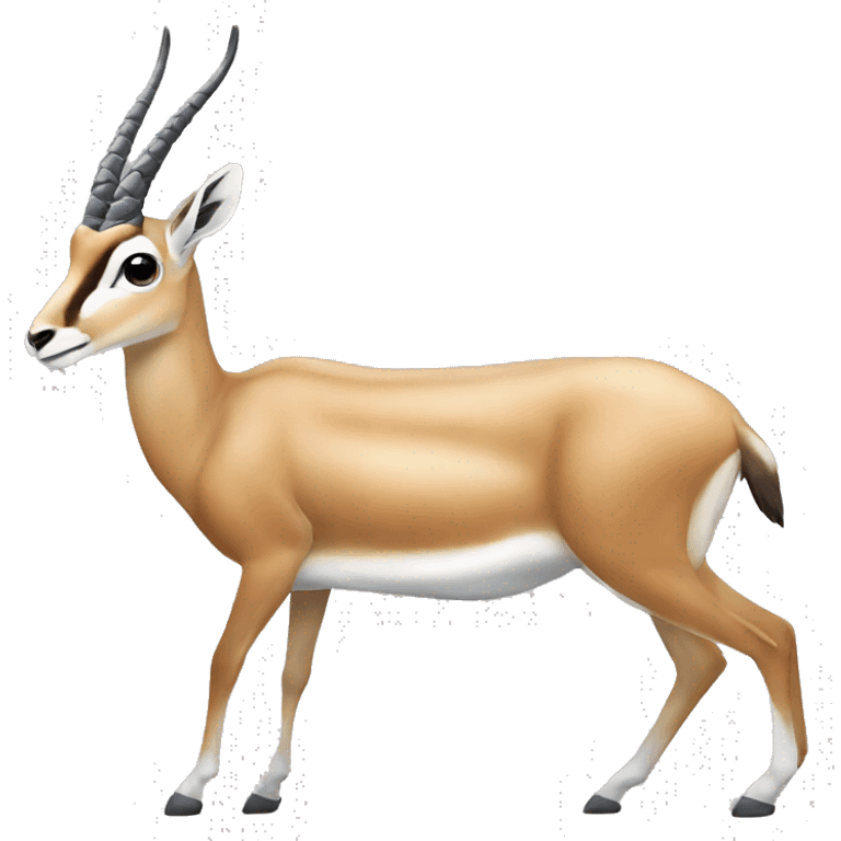 Moitié gazelle moitié tortue emoji