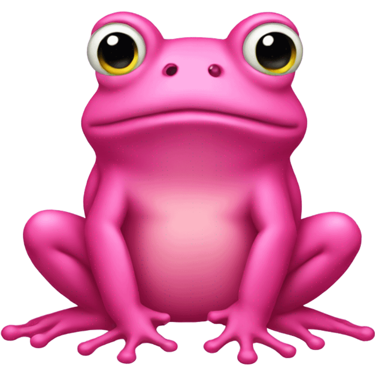 pink frog emoji