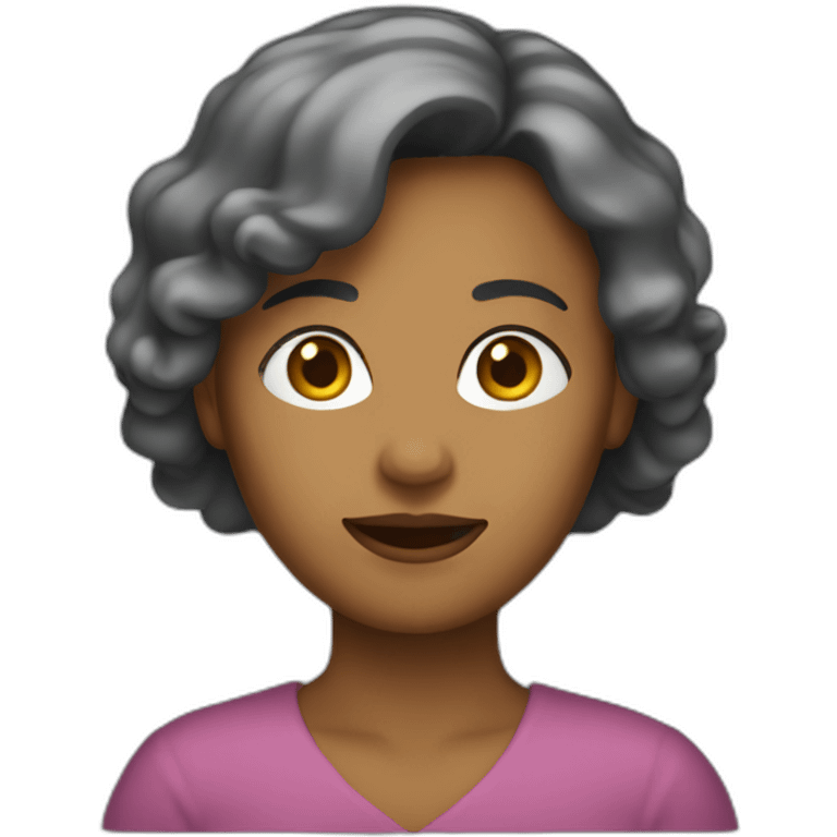 Femme exaspérée emoji