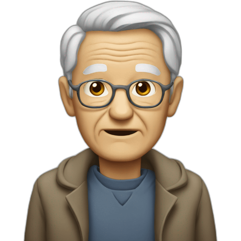 old person walker emoji