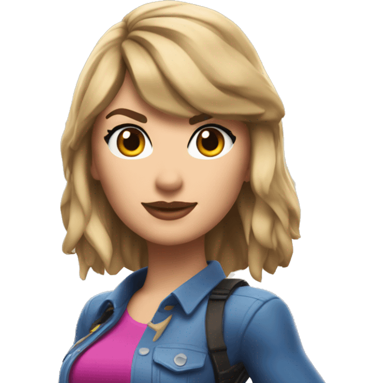 Taylor swift as a fortnite character emoji