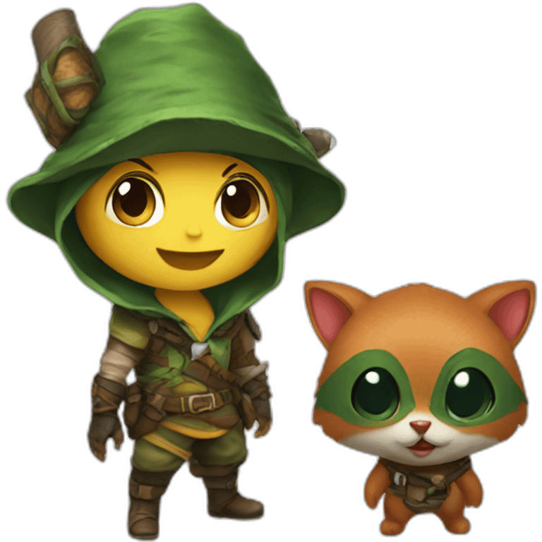 hasbulla with teemo emoji