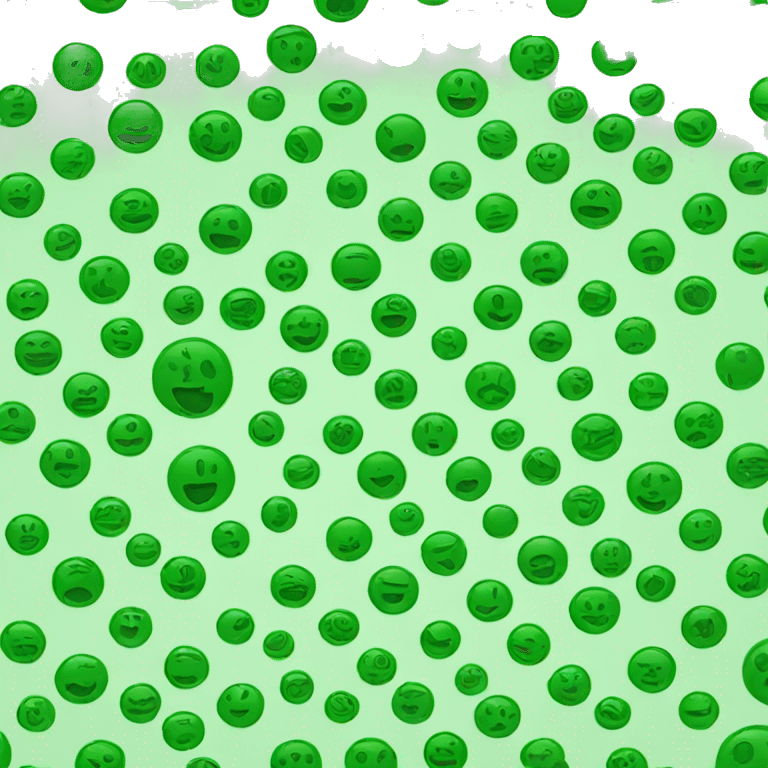 Green colour circle  emoji