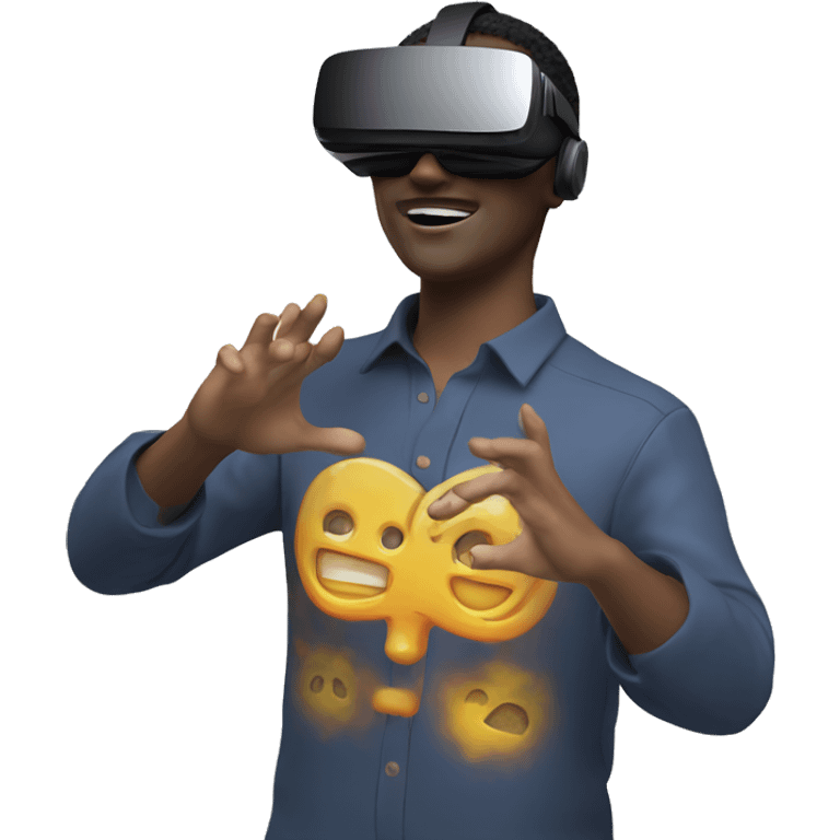 virtual reality haptic emoji