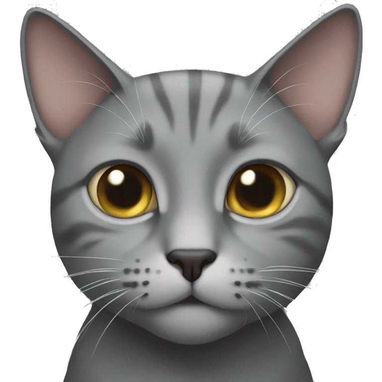 grey cat  emoji