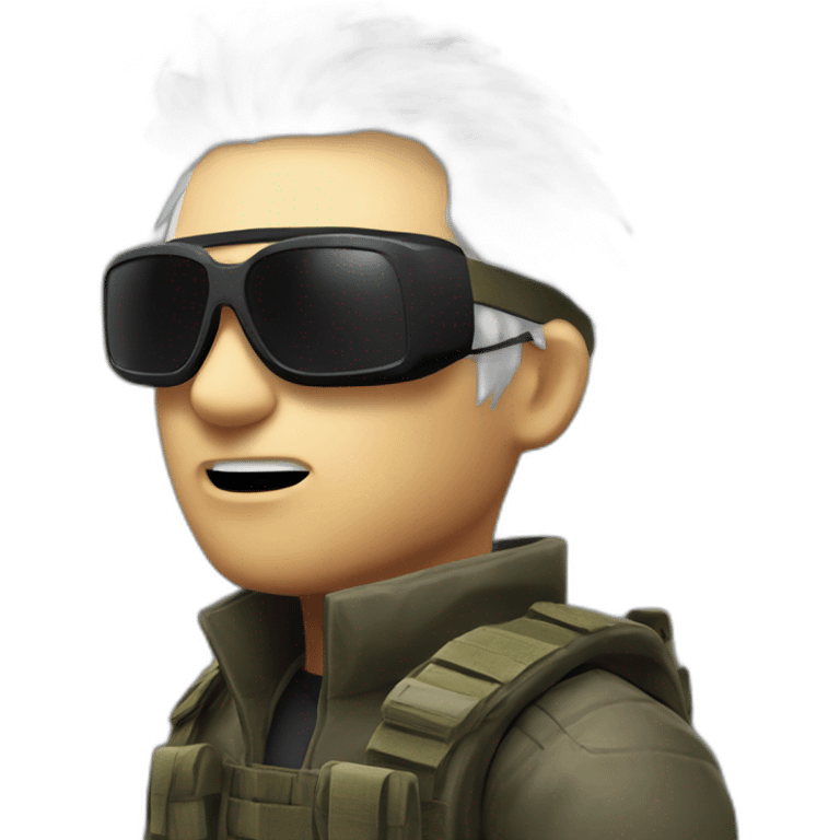 counter strike hostage with sunglasses body with white hair emoji