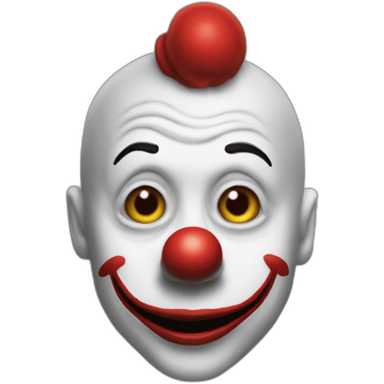 The clown from it emoji