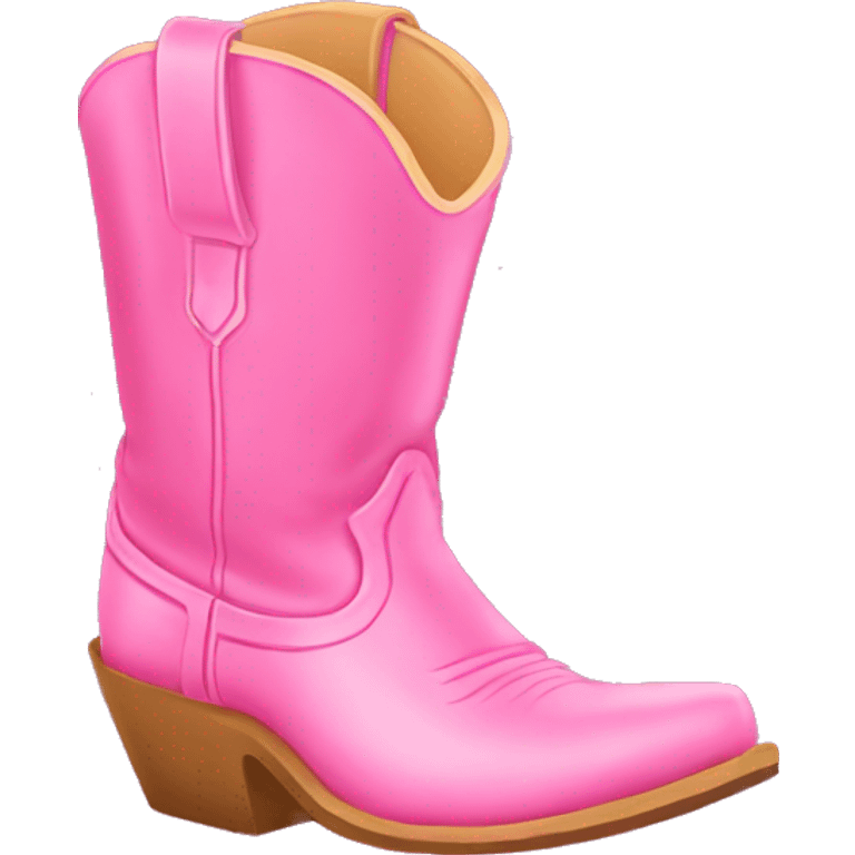 pink cowboy boots emoji