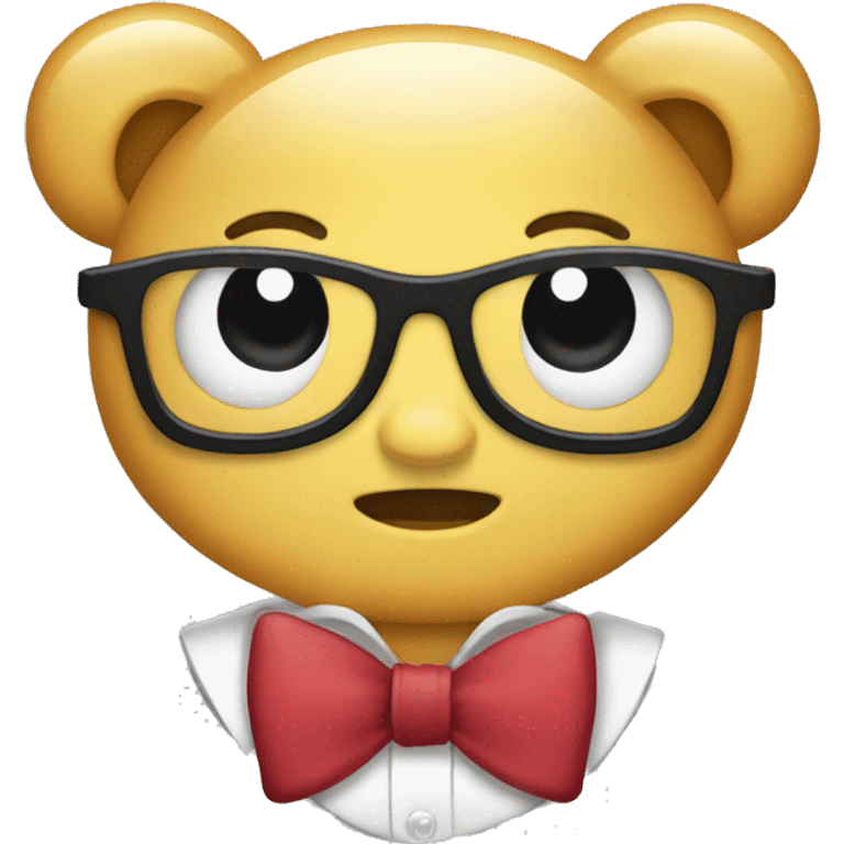 Cute bow tie emoji