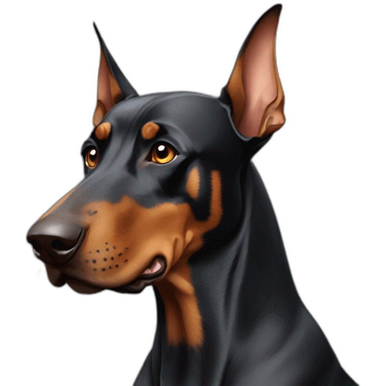 Agry doberman emoji