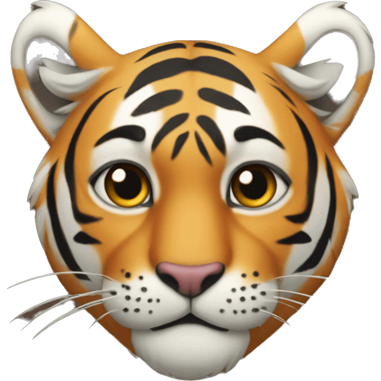 Tiger heart emoji