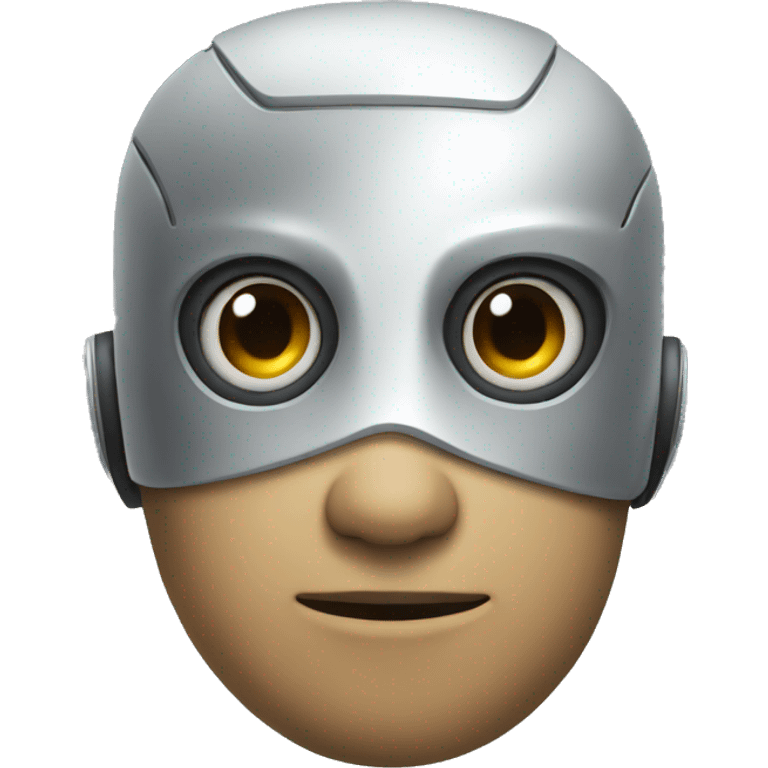 half human half robot emoji