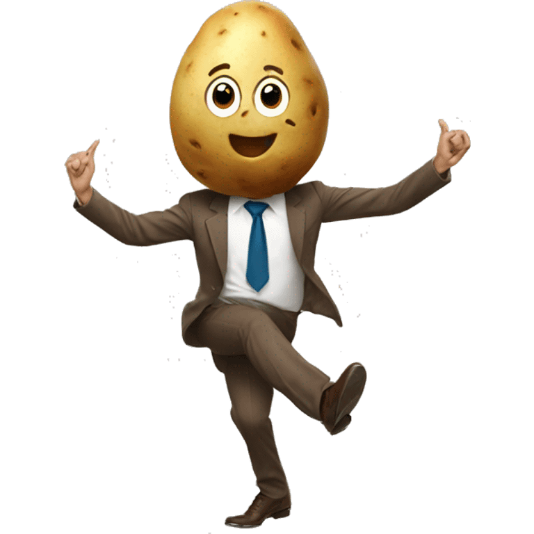 potato dancing with a ret emoji