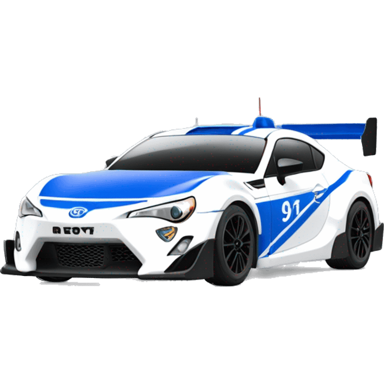 Radio Controlled Captain Rex themed 2013 Toyota 86 shaped like a Formula One race car with exposed wheels  emoji