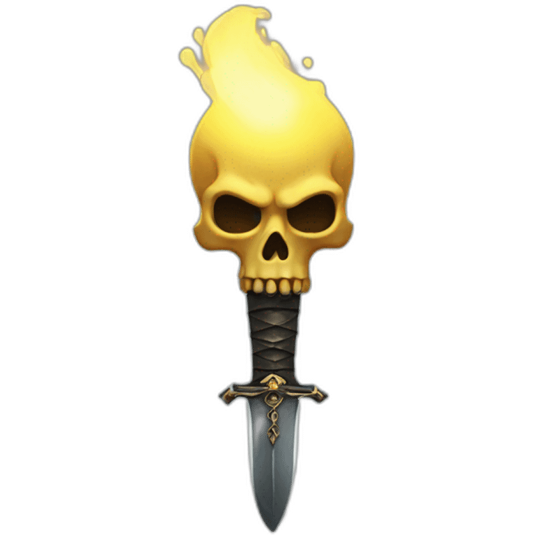 Sting sword glows skull emoji