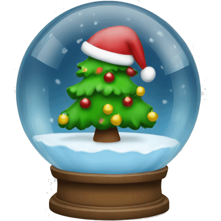 Christmas waterglobe emoji