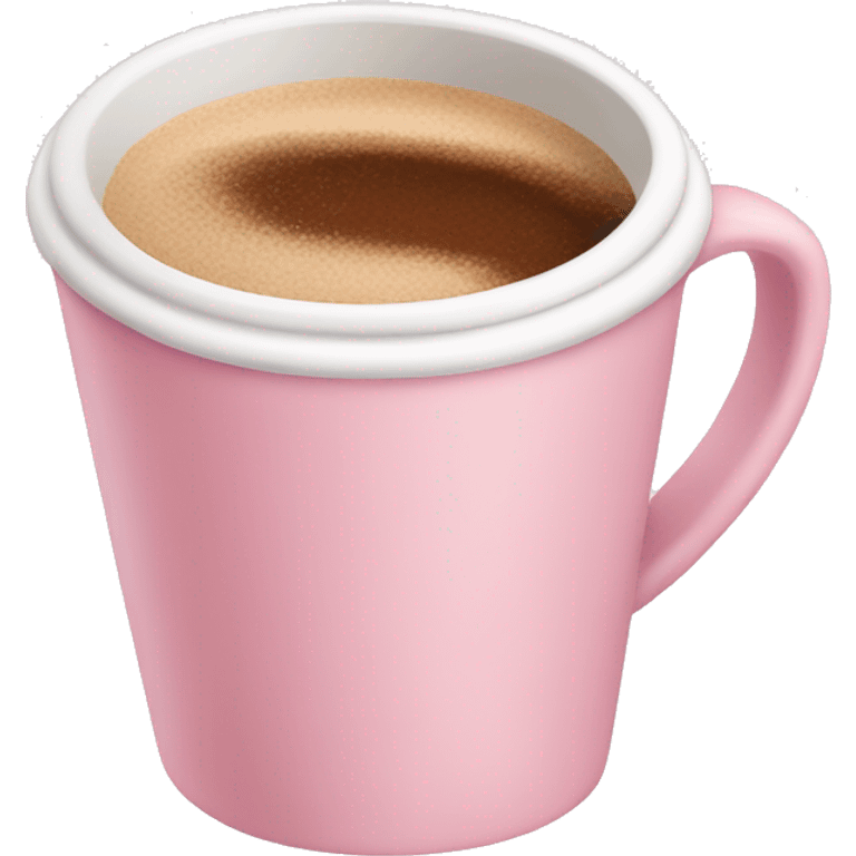 pastel pink coffee emoji