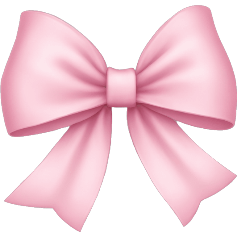 Light pink bow emoji