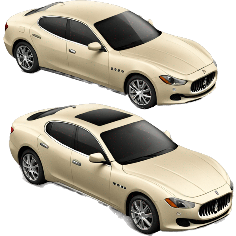 beige-maserati-car emoji