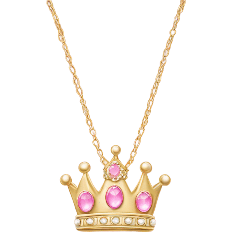 pink princess necklace emoji