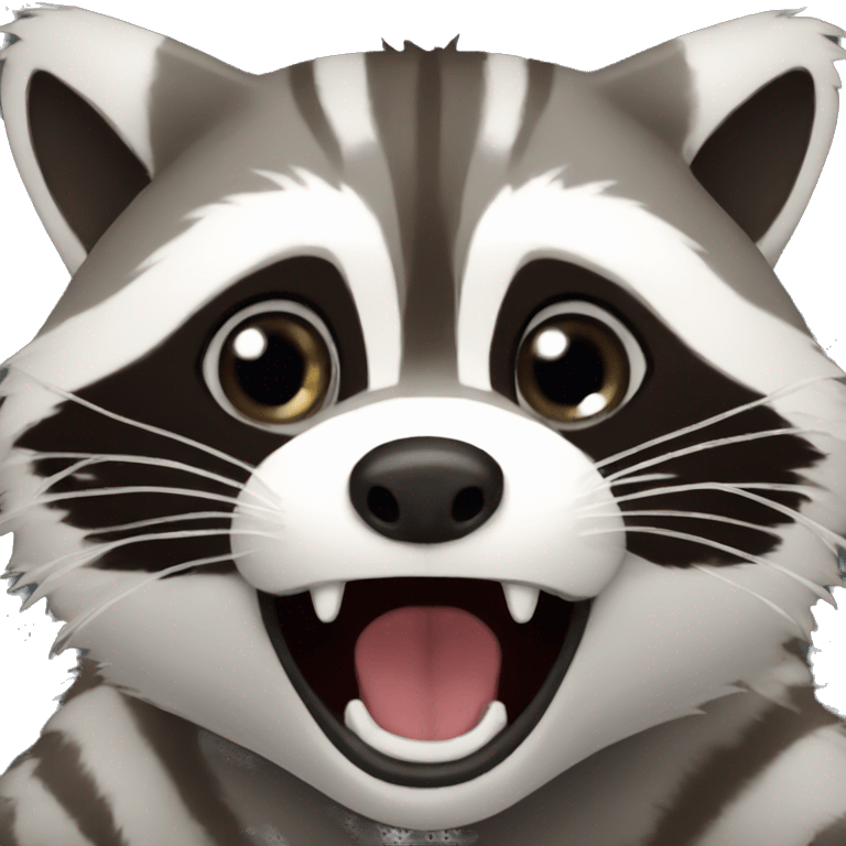 raccoon-scream emoji | AI Emoji Generator
