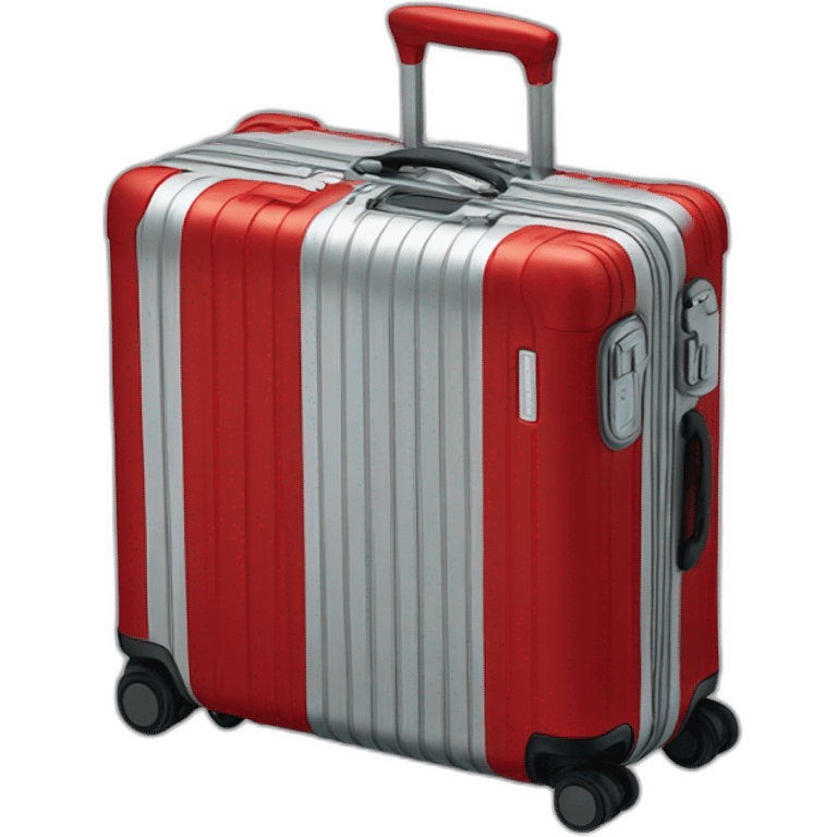 Rimowa red cabin emoji