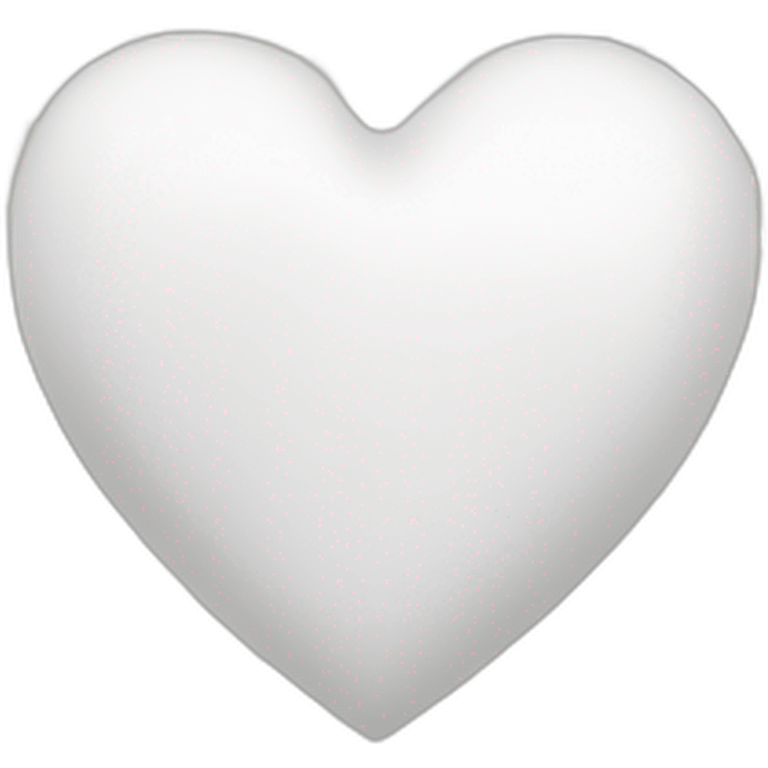 white heart with stars emoji