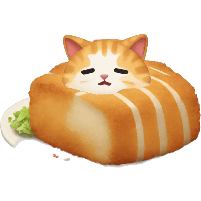 cat tonkatsu  emoji