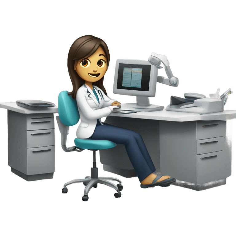 Dental receptionist  emoji