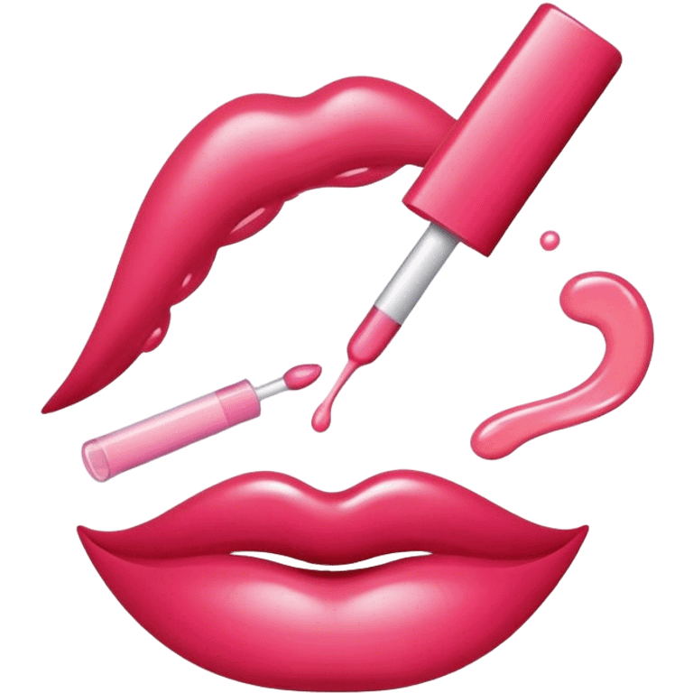 Rhode lip gloss emoji