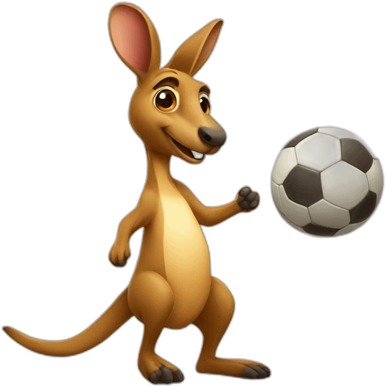 kangaroo-playing-soccer emoji