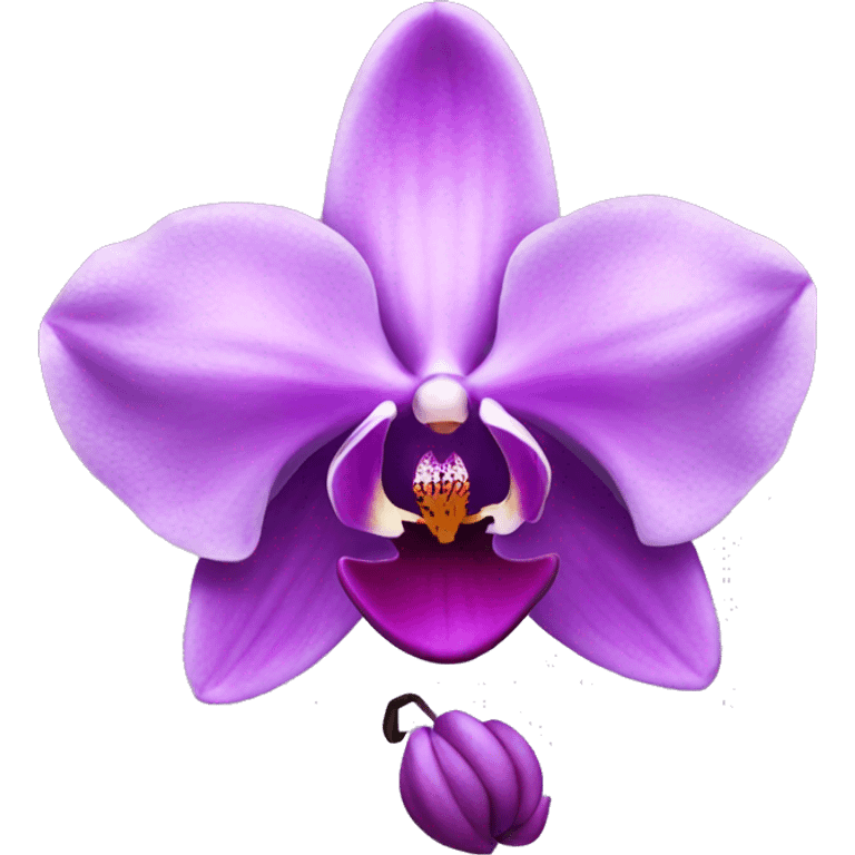 Purple Orchid emoji