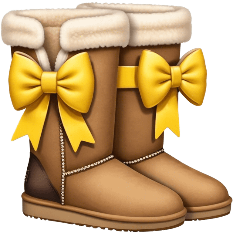 uggs with bow emoji