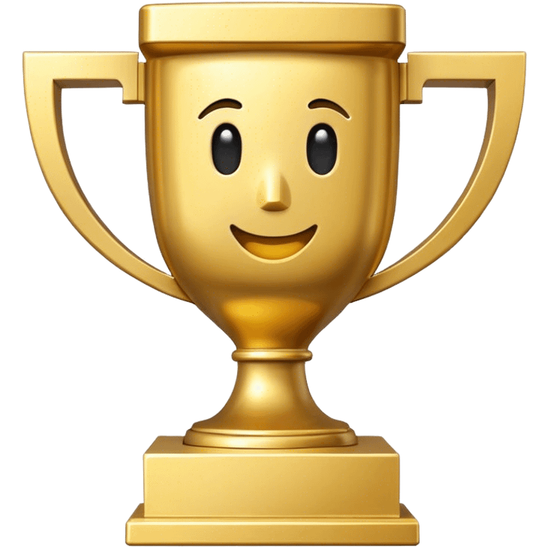 SQUARED TROPHY WITH A 6 ON IT emoji