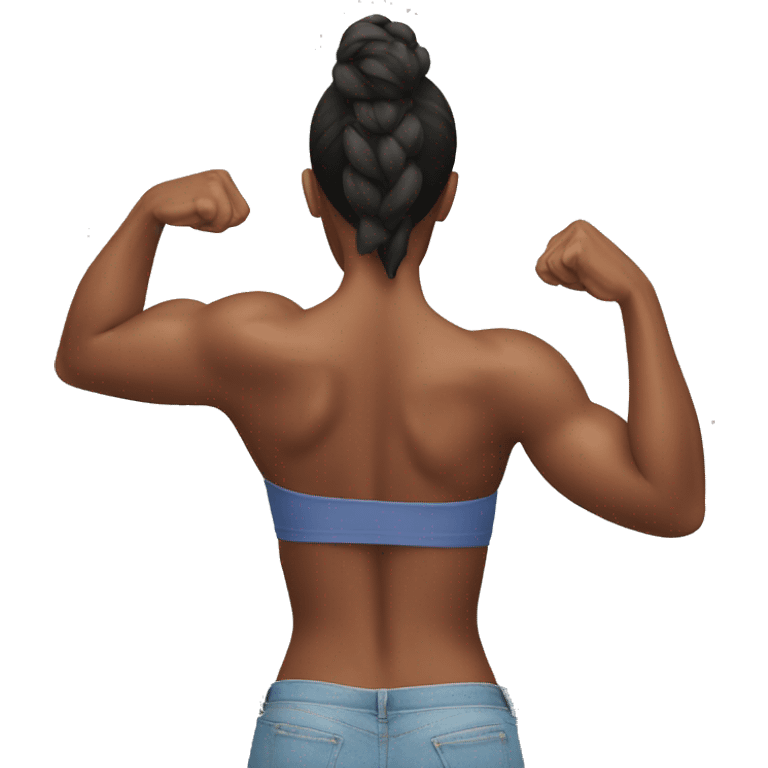 Woman Back muscles emoji